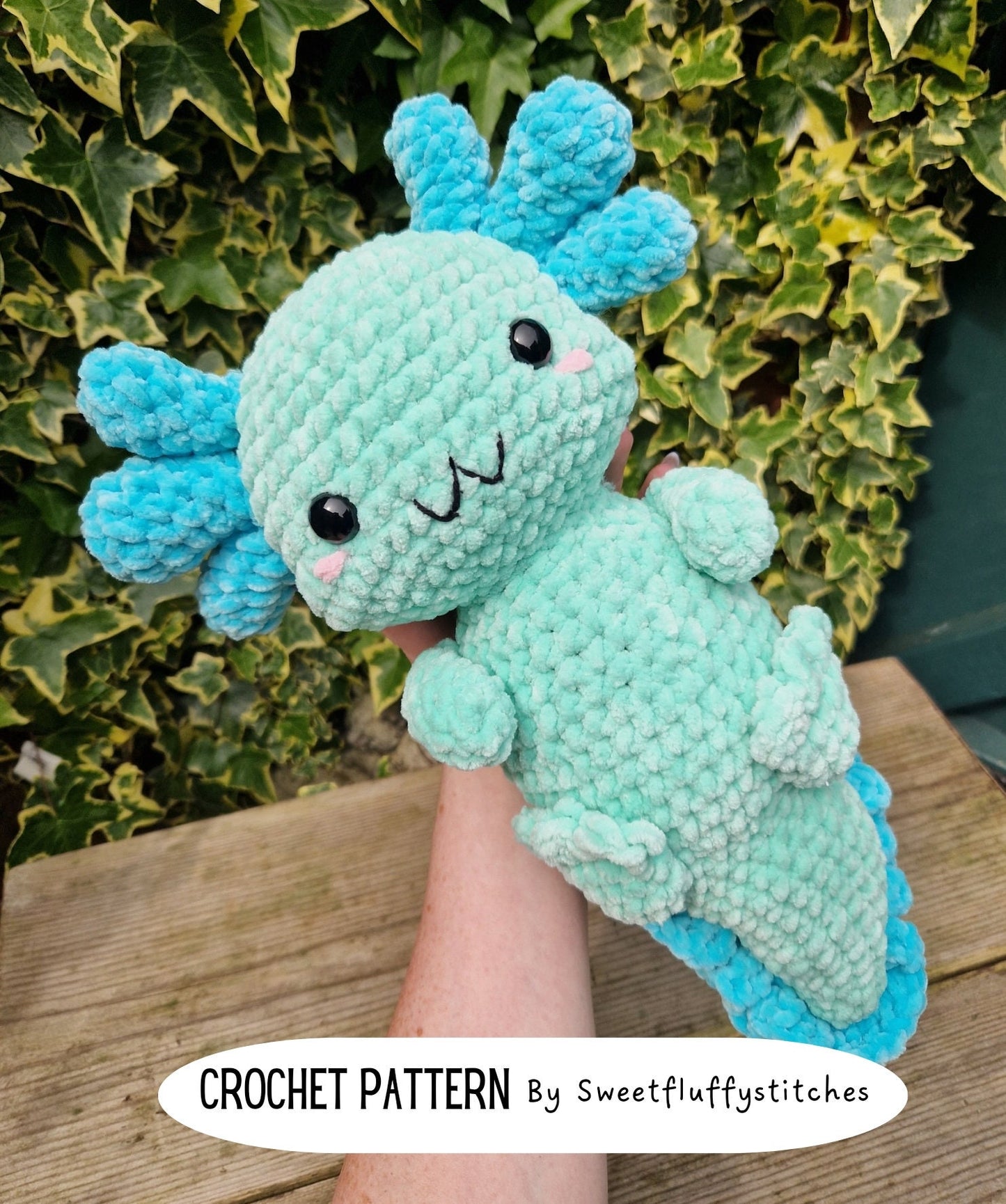 Opal and Axel the Axolotls - Crochet Pattern