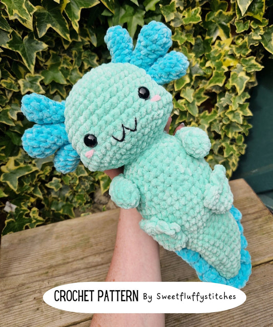Opal and Axel the Axolotls - Crochet Pattern