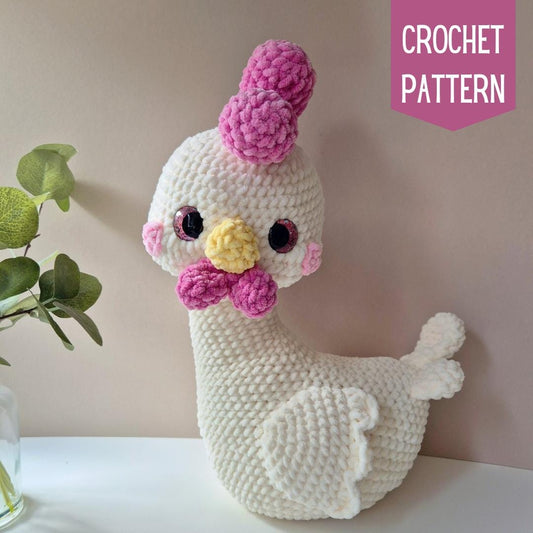 Posy the Chicken (Big) - Crochet Pattern