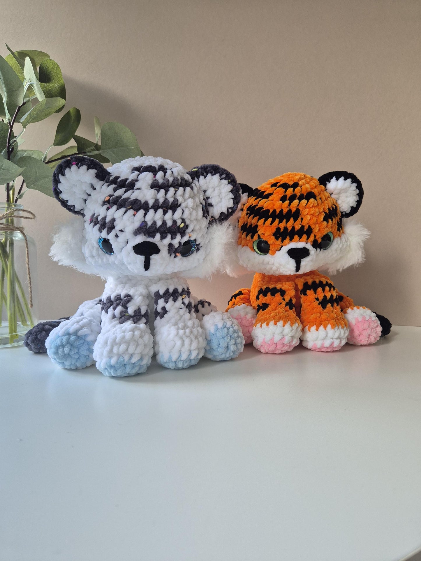 Juniper the White Tiger - Crochet Pattern