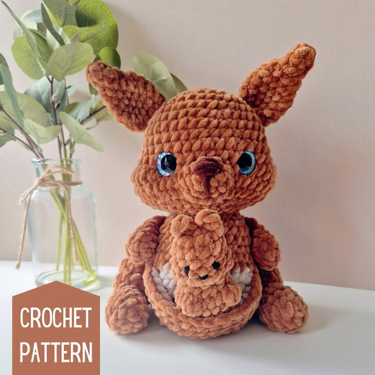 Pippa and Nugget the Kangaroos - Crochet Pattern