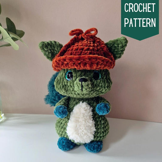 Holmes the Squirrel - Crochet Pattern