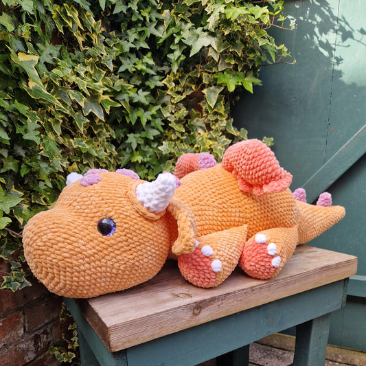 Ember the Dragon - Crochet Pattern