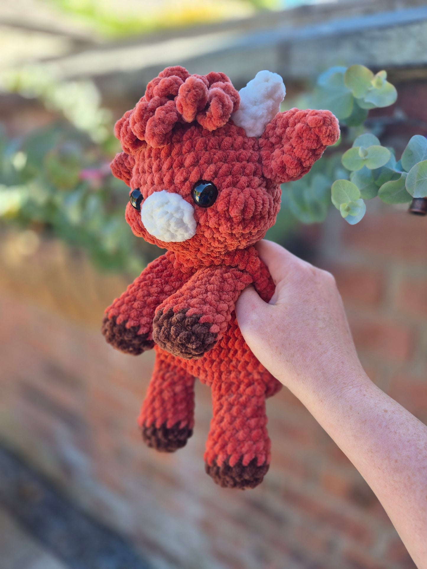 Astrid the Highland Cow Snuggler Pattern
