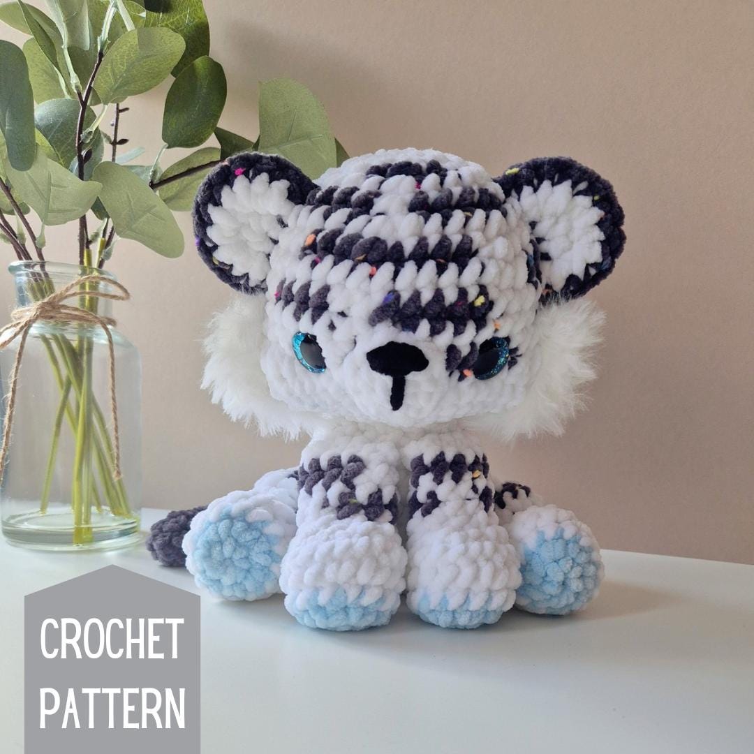 Juniper the White Tiger - Crochet Pattern