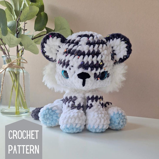 Juniper the White Tiger - Crochet Pattern